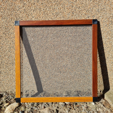 Alu fiksni komarnik u boji oraha ili zlatnog hrasta