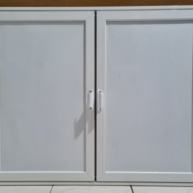 Alu vrata za strujomer dvokrilna